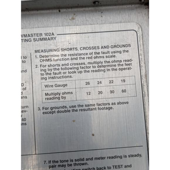 Vintage Industrial Technology Throwmaster 102A Telephone Cable Tester w Leads - Picture 11 of 16